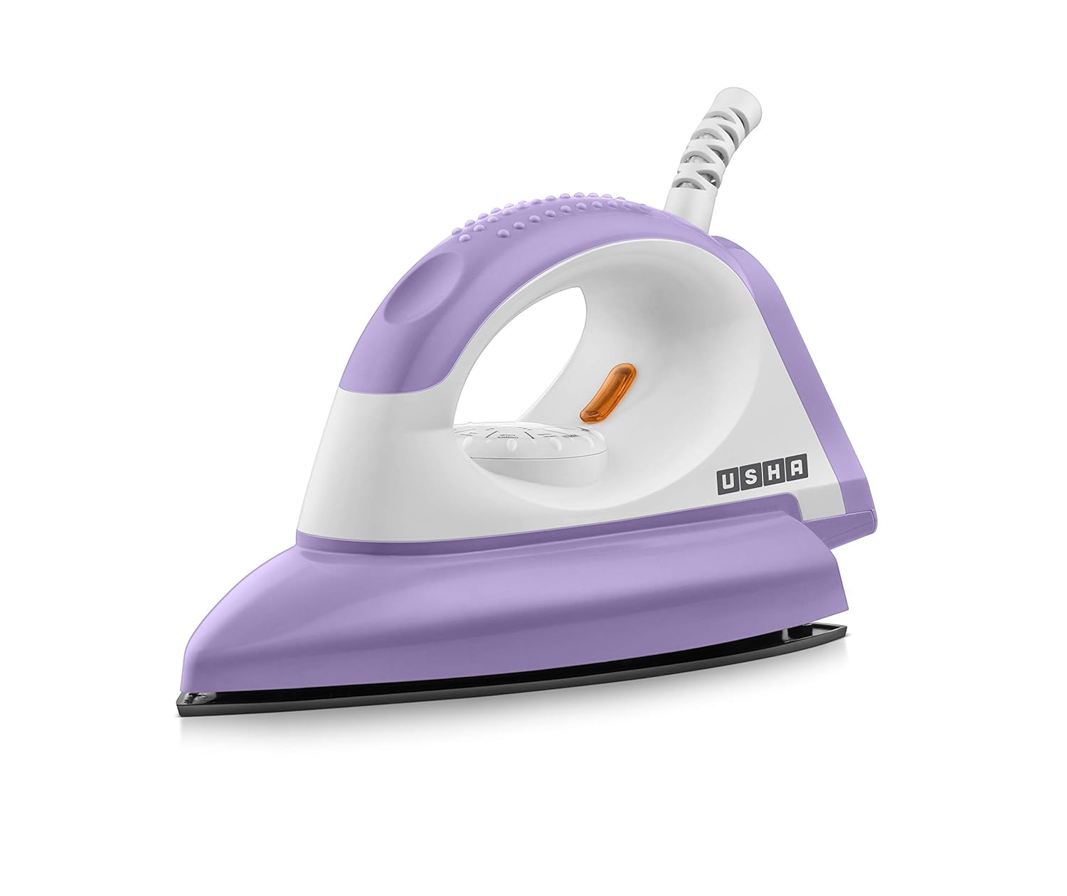 USHA EI Armor 1100 W Dry Iron With Black Weilburger Soleplate (Purple)1100 Watt