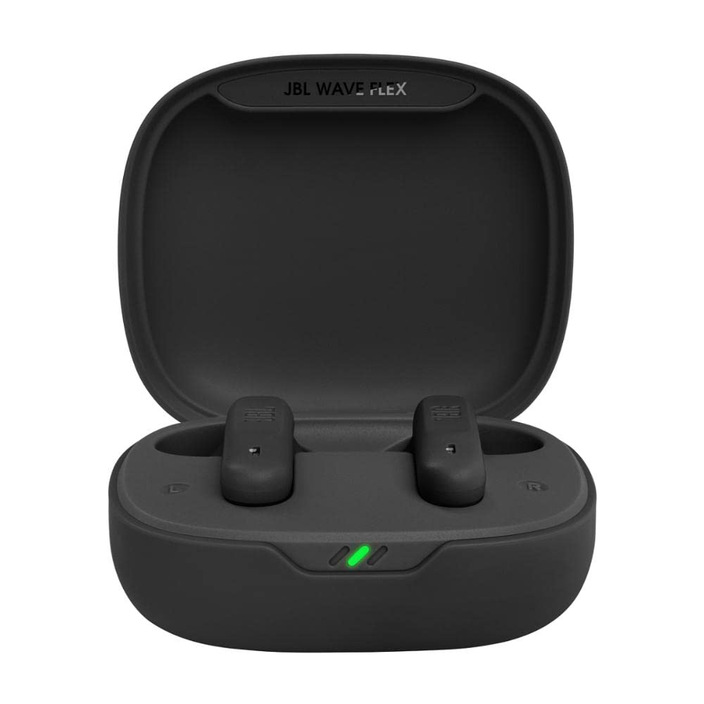 JBL Newly Launched Wave Flex In Ear Wireless Earbuds TWS With Mic App For Custom Extra Bass EQ 32Hrs Battery Quick Charge IP54 Water  Dust Proof Ambient Aware Talk Thru Google FastPair Black